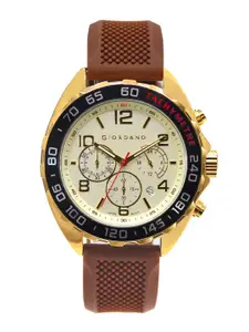 GIORDANO Men Embellished Water Resistant Reset Time Analogue Watch GZ-50090-03