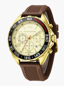 GIORDANO Men Embellished Water Resistant Reset Time Analogue Watch GZ-50090-03