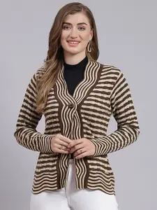 Monte Carlo Striped V-Neck Cardigan Sweaters