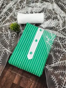 APNISHA Striped Unstitched Dress Material