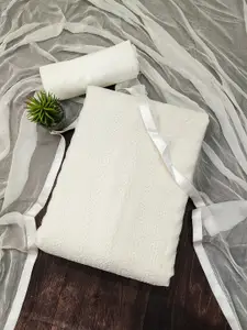 APNISHA Floral Embroidered Silk Georgette Unstitched Dress Material