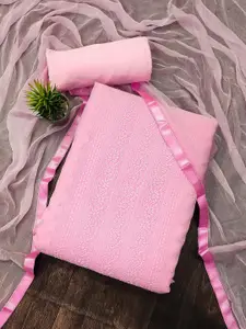 APNISHA Ethnic Motifs Embroidered Unstitched Dress Material