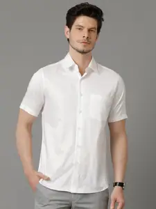 Aldeno Spread Collar Indian Slim Slim Fit Satin Casual Shirt
