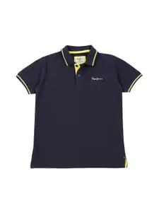 Pepe Jeans Boys Polo Collar Cotton T-Shirt