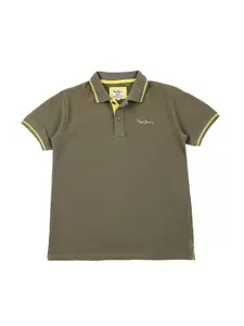 Pepe Jeans Boys Polo Collar Cotton T-Shirt