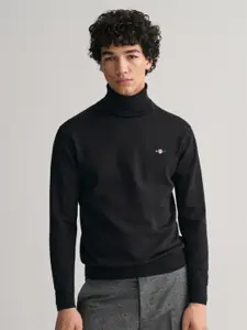 GANT Turtle Neck Long Sleeves Pure Cotton Pullover