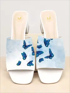 Myra Butterfly Painted Block Heels