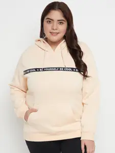 AUSTIVO Plus Size Hooded Fleece Sweatshirt