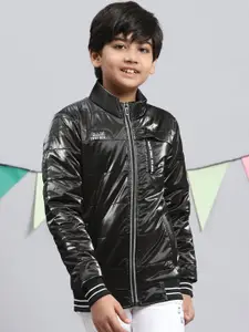 Monte Carlo Boys Mock Collar Lightweight Padded Jacket