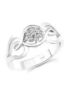 Vighnaharta CZ Studded Adjustable Finger Ring