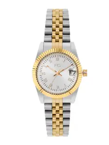 French Connection Women Round Dial Water Resistance Analogue Watch FCN00085F