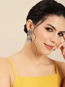 Sangria Dome Shaped Drop Earrings