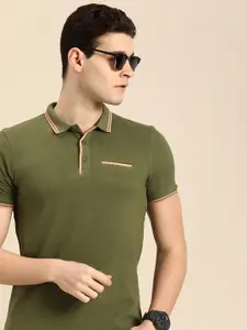 Being Human Pure Cotton Polo Collar Casual T-shirt