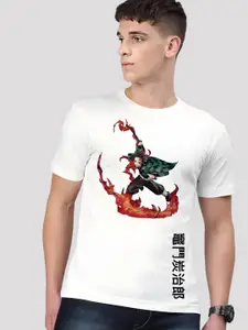 Elibolz Graphic Printed Regular Fit Cotton T-shirt