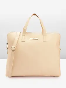 Caprese Women Brand Logo Detail Laptop Bag Upto 16 Inches