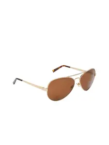 GANT Men Aviator Sunglasses with UV Protected Lens GS JERO GLD 1P