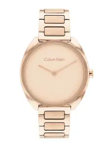 Calvin Klein Women Stainless Steel Bracelet Style Straps Analogue Watch 25200277