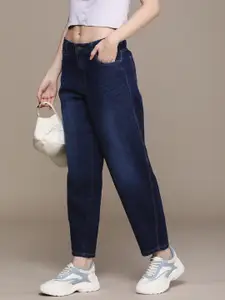 Moda Rapido Women Pure Cotton Carrot Straight Fit Jeans