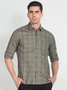 Arrow Sport Checked Slim Fit Comfort Cotton Casual Shirt