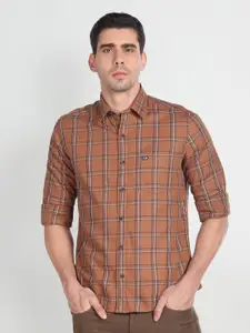Arrow Sport Checked Slim Fit Comfort Cotton Casual Shirt