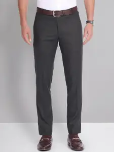 AD By Arvind Regular Fit Solid Formal Trousers