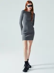 H&M Rib-Knit Bodycon Dress