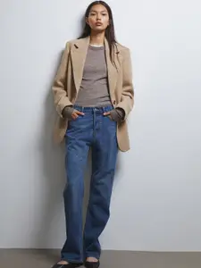 H&M Women Straight High Jeans