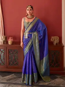 Mitera Woven Design Zari Ikat Saree