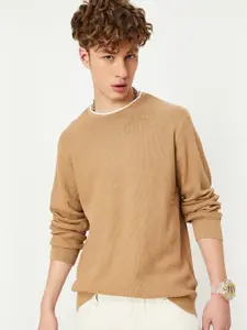 max Round Neck Pure Cotton Pullover Sweaters