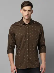 Louis Philippe Jeans Slim Fit Opaque Printed Casual Shirt