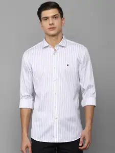 Louis Philippe Sport Men Slim Fit Striped Pure Cotton Casual Shirt