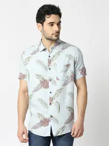 VALEN CLUB Slim Fit Floral Opaque Printed Casual Shirt