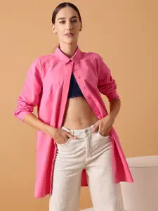 STREET 9 Comfort Oversize Fit Pure Cotton Casual Shirt