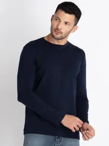 Status Quo Round Neck Long Sleeves Regular Fit T-Shirt