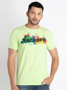 Status Quo Typography Printed Round Neck T-shirt