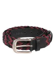 Hidesign Men Textured Leather Belt