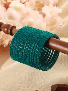 Priyaasi Set Of 24 Glitter Metal Bangles