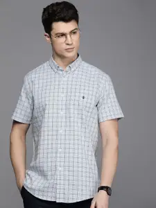 Louis Philippe Sport Men Slim Fit Checked Casual Shirt