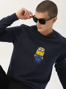 Kook N Keech Men Minions Printed Sweatshirt