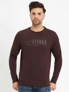 Duke Typography Printed Round Neck Fleece Sweatshirts