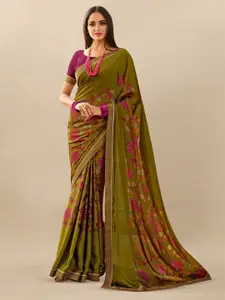 Atulyam Tex World Floral Printed Sequinned Saree
