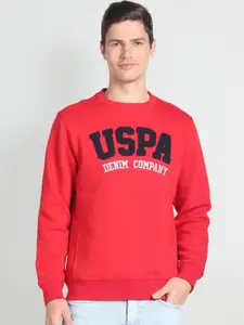 U.S. Polo Assn. Denim Co. Brand Logo Printed Cotton Sweatshirt