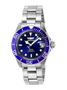 Invicta Men Stainless Steel Bracelet Style Analogue Automatic Motion Powered Watch 9094