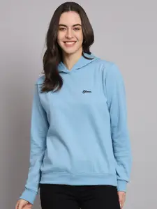 Obaan Hooded Cotton Pullover Sweatshirt