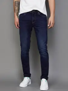 Fame Forever by Lifestyle Men Skinny Fit Clean Look Light Fade Stretchable Casual Jeans