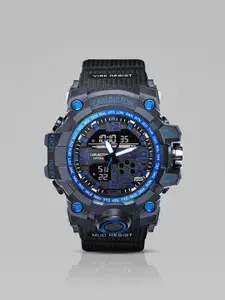 CARLINGTON Men Dial & Straps Analogue and Digital Watch CT 3355 Blue