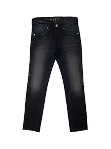 Pepe Jeans Boys Clean Look Mid-Rise Slim Fit Heavy Fade Stretchable Jeans