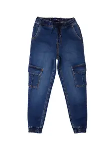 Pepe Jeans Boys Mid Rise Clean Look Stretchable Cotton Jeans