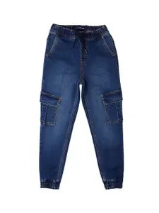 Pepe Jeans Boys Mid Rise Clean Look Stretchable Cotton Jeans