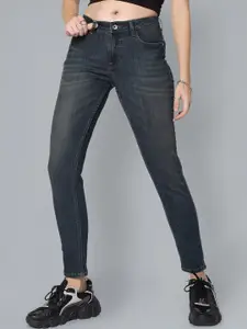 Flying Machine Women High-Rise Skinny Fit Clean Look Light Fade Stretchable Jeans